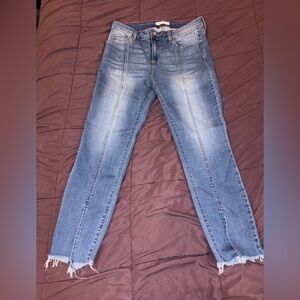 Cello Distressed Light Blue Skinny Jeans Size 11